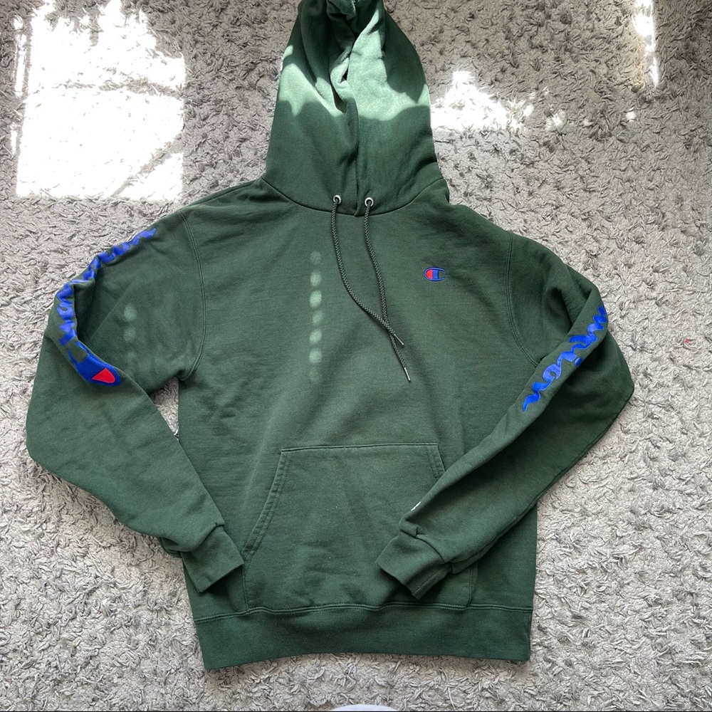 Champion dark green hoodie